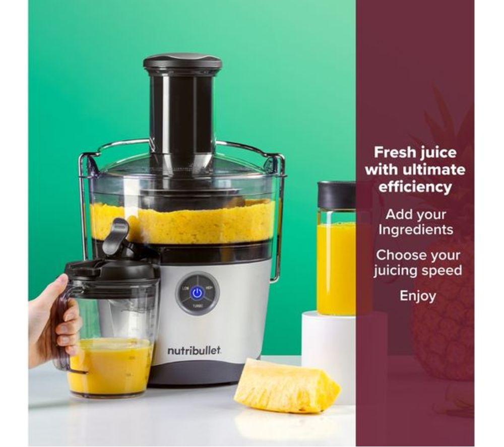 NUTRIBULLET 1000 W Juicer Pro - Black & Silver image number 13 of 15