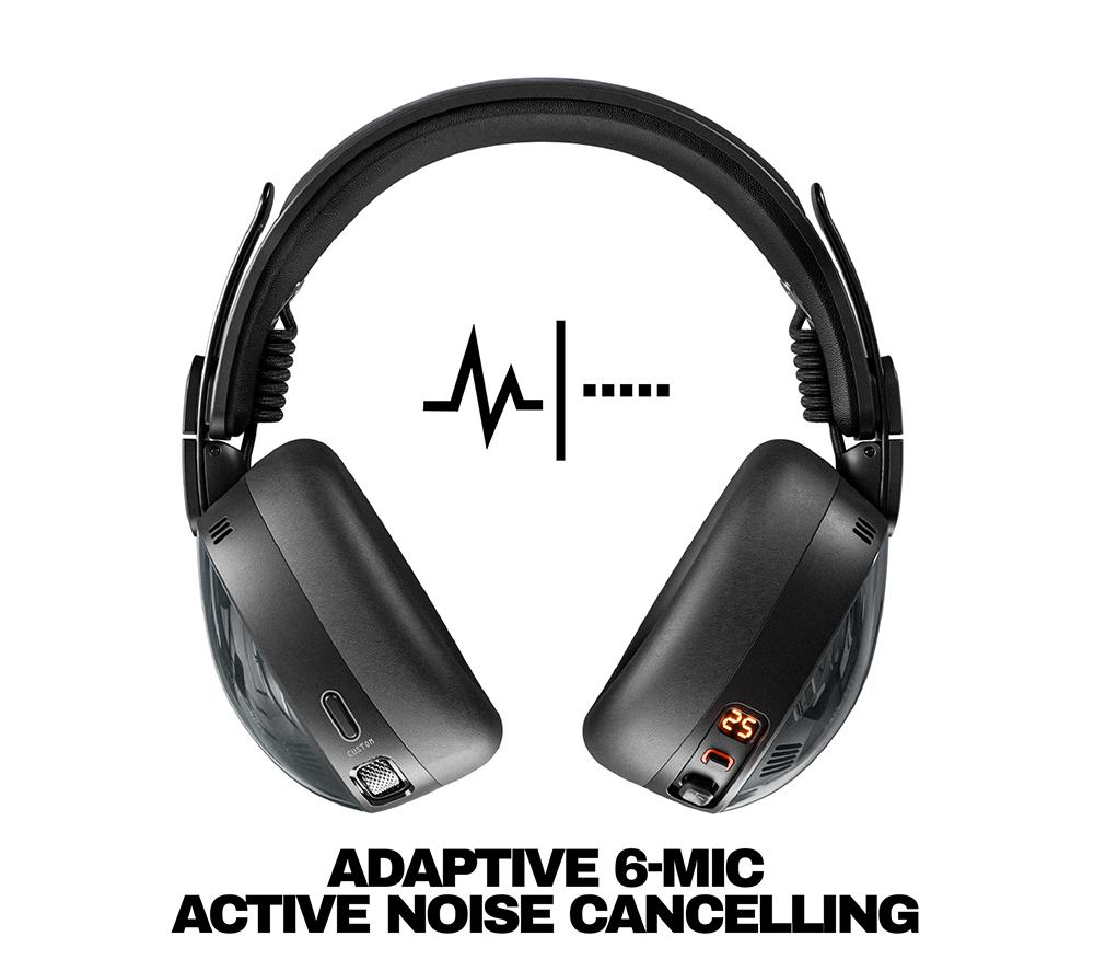 SKULLCANDY Aviator 900 ANC Wireless Bluetooth Noise-Cancelling Headphones - Black image number 3 of 7