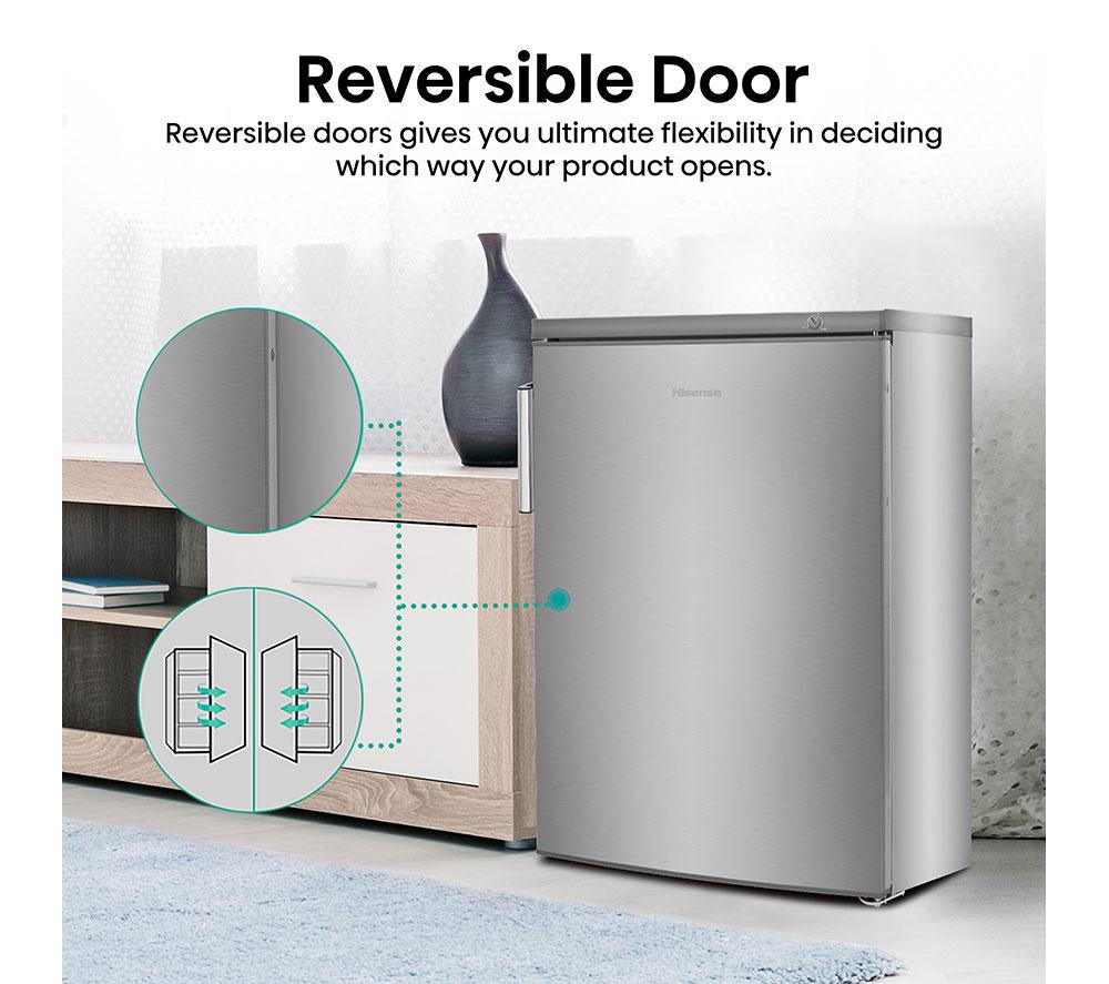 HISENSE FV105D4BC21 Undercounter Freezer - Silver image number 8 of 11