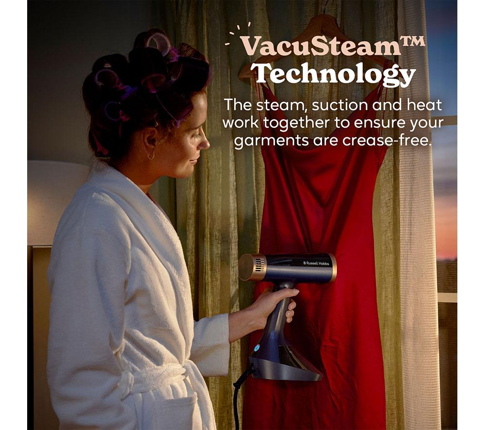 RUSSELL HOBBS VacuSteam Clothes Steamer - Midnight Blue image number 2 of 9