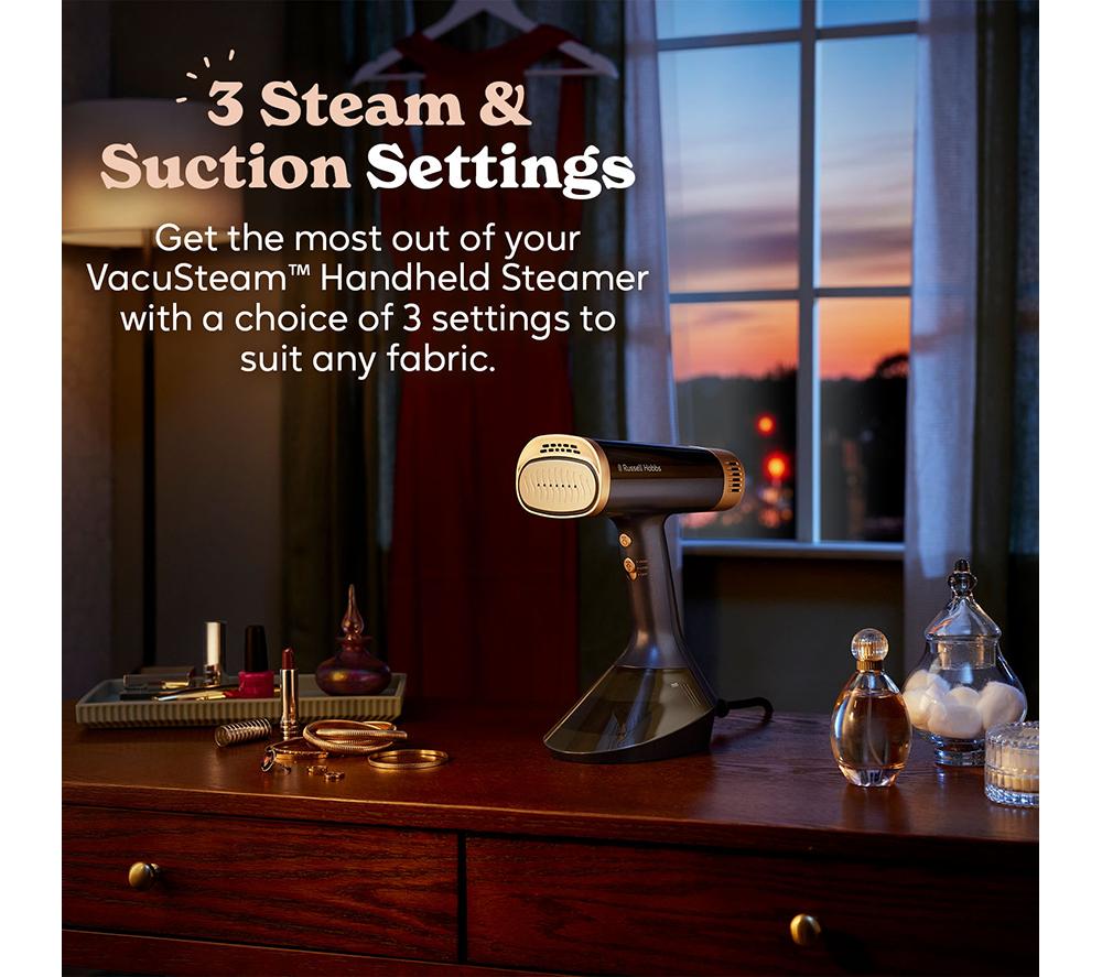 RUSSELL HOBBS VacuSteam Clothes Steamer - Midnight Blue image number 3 of 9