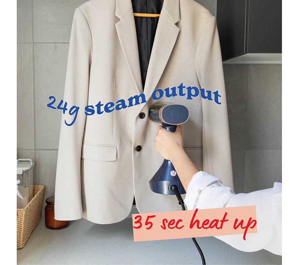 RUSSELL HOBBS VacuSteam Clothes Steamer - Midnight Blue image number 4 of 9
