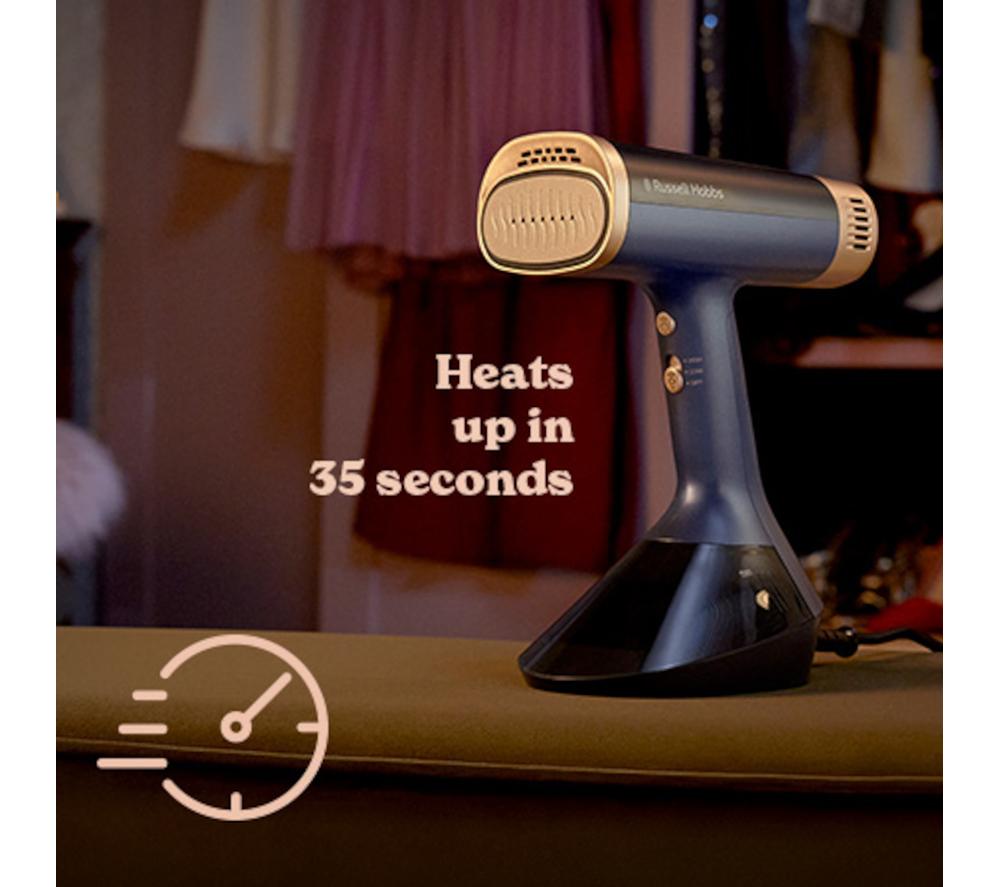 RUSSELL HOBBS VacuSteam Clothes Steamer - Midnight Blue image number 5 of 9