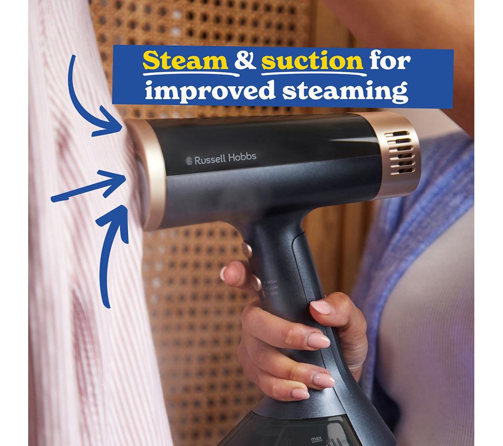 RUSSELL HOBBS VacuSteam Clothes Steamer - Midnight Blue image number 8 of 9
