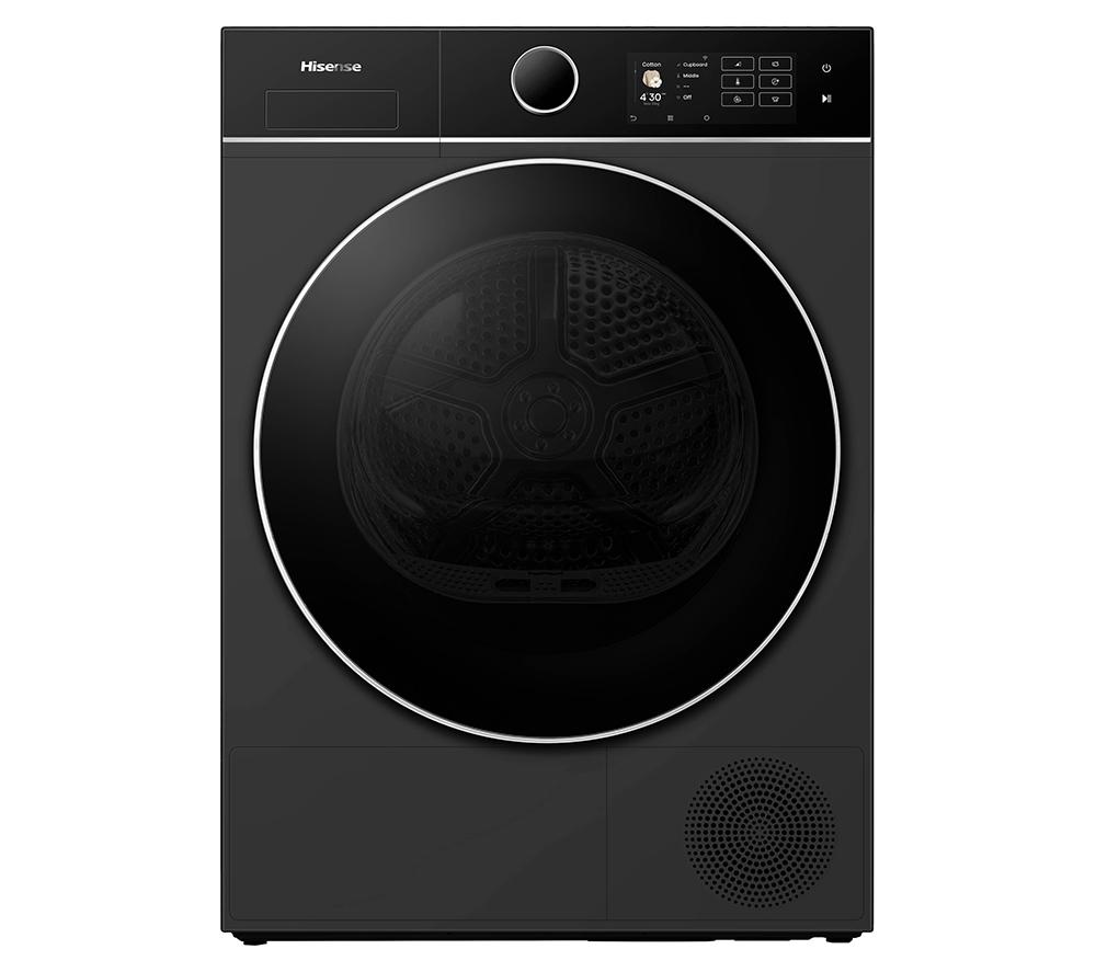 HISENSE 5i Series DH5I104BBAB WiFi-enabled 10 kg Heat Pump Tumble Dryer - Black image number 2 of 25