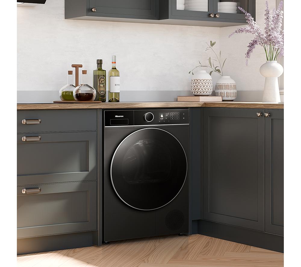 HISENSE 5i Series DH5I104BBAB WiFi-enabled 10 kg Heat Pump Tumble Dryer - Black image number 16 of 25