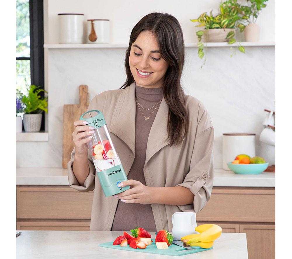 NUTRIBULLET Portable Blender - Light Blue image number 9 of 11
