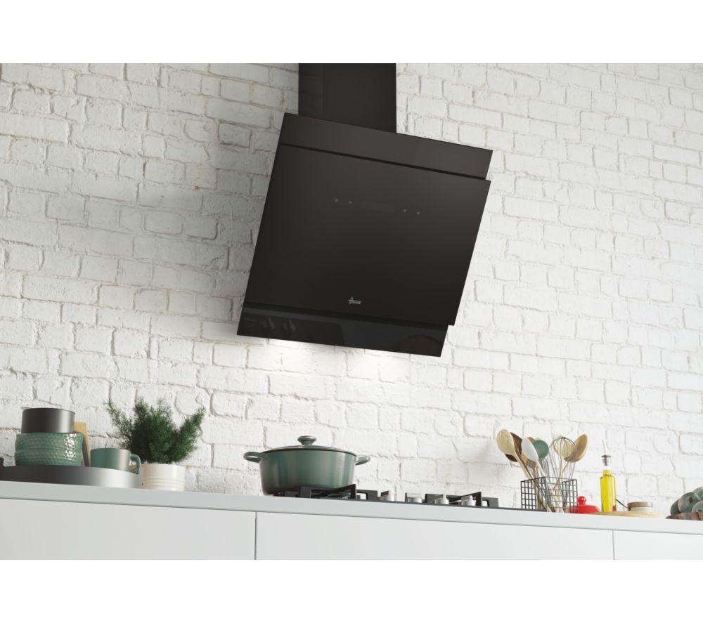 HOOVER HDG6DCH3B 60 cm Chimney Cooker Hood - Black image number 2 of 4