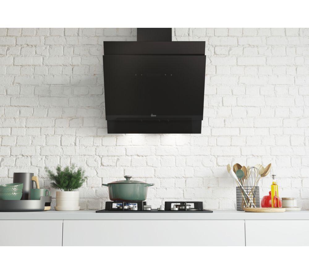 HOOVER HDG6DCH3B 60 cm Chimney Cooker Hood - Black image number 3 of 4