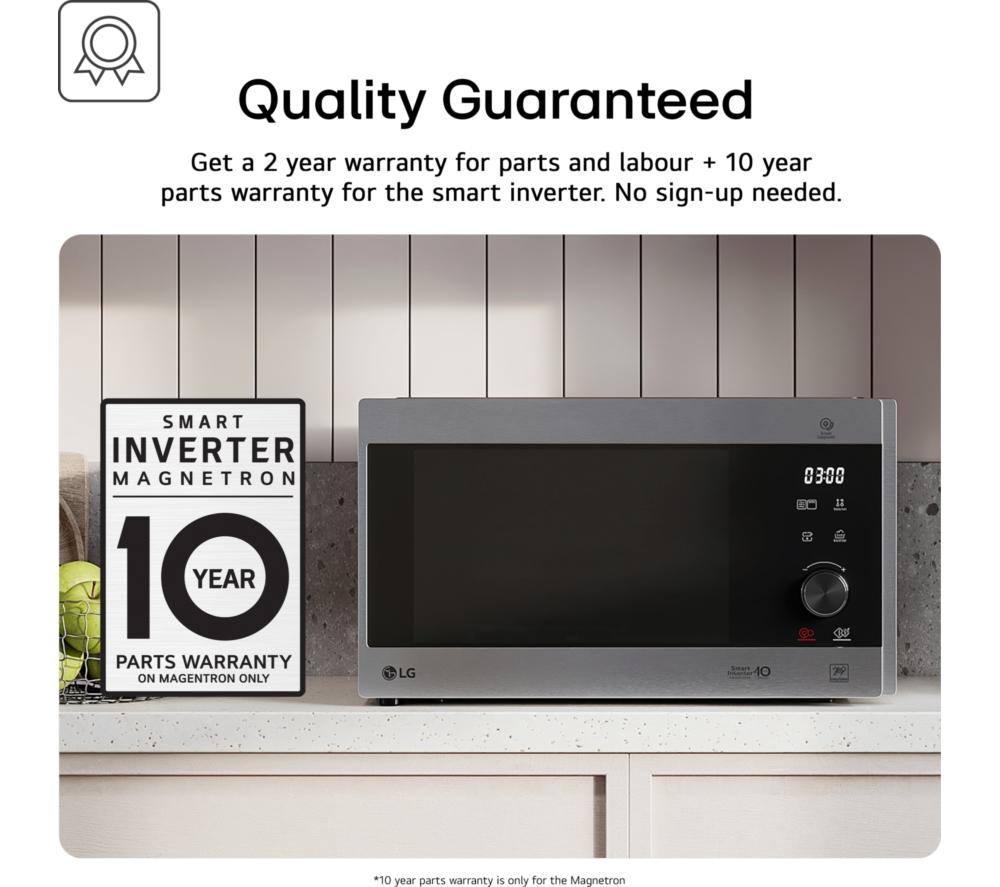 LG NeoChef MH6336GIB Compact Microwave with Grill - Black image number 5 of 10