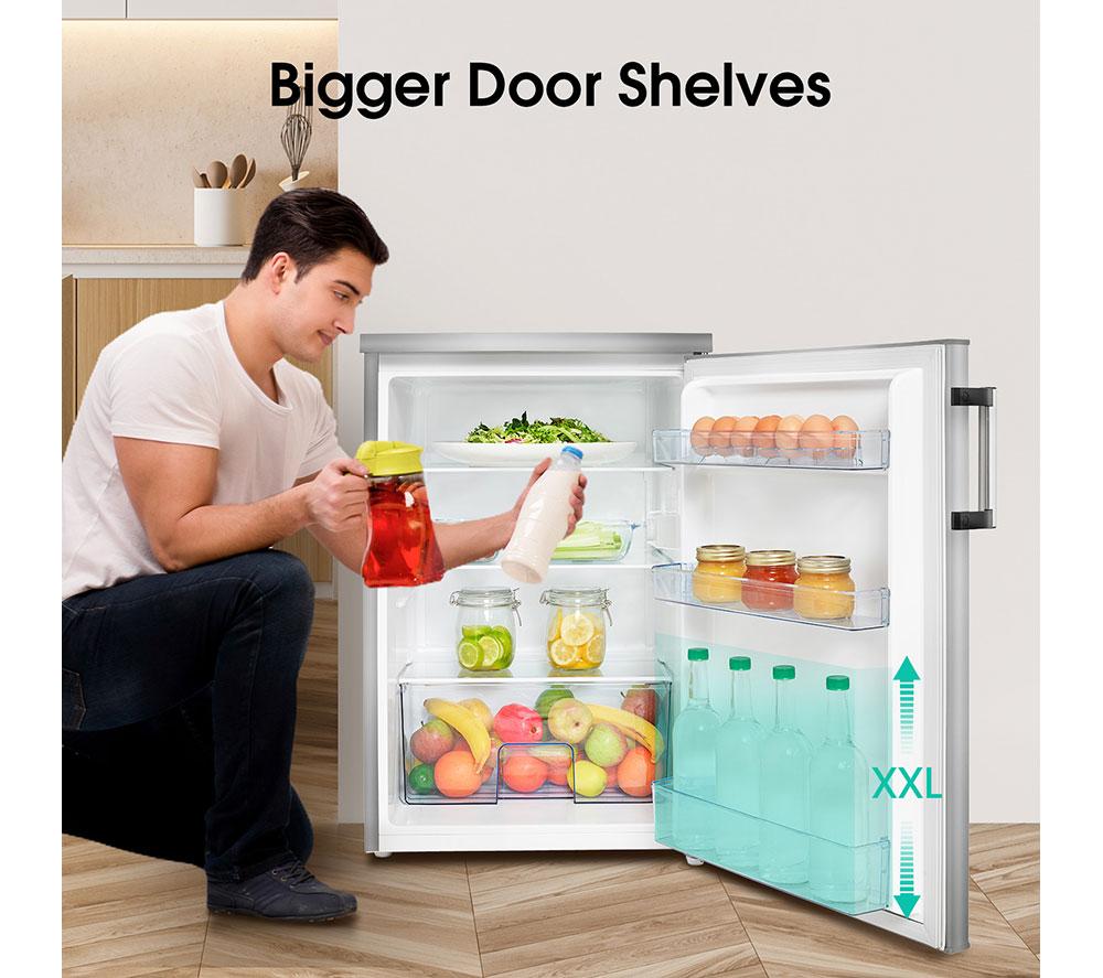 HISENSE RL170D4BCE Undercounter Fridge - Silver image number 2 of 11