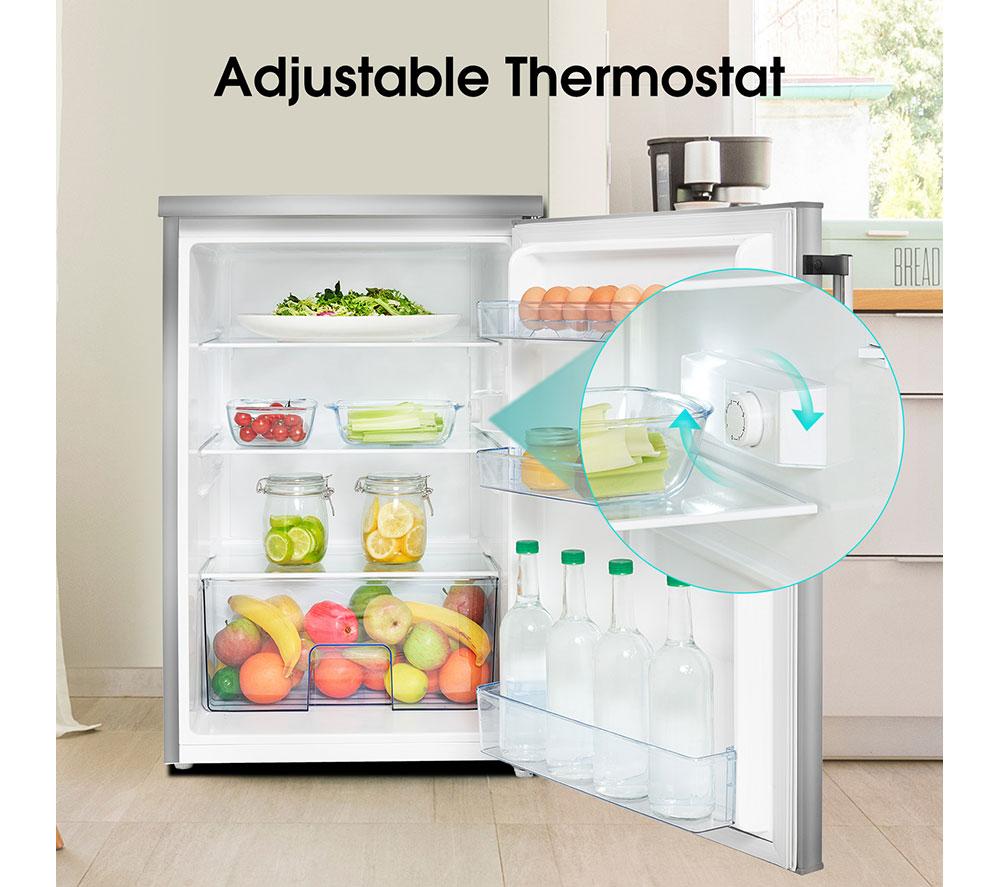 HISENSE RL170D4BCE Undercounter Fridge - Silver image number 4 of 11