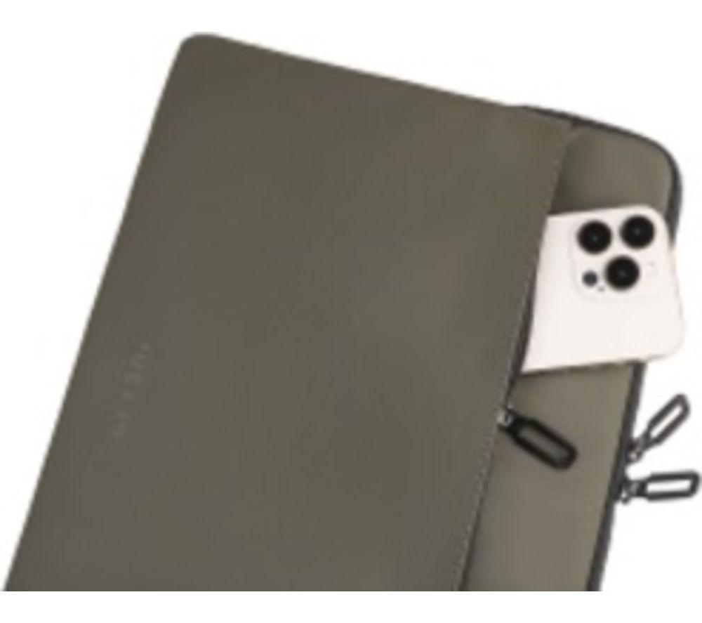 TUCANO Gommo 15.6" Laptop Sleeve - Military Green image number 3 of 4