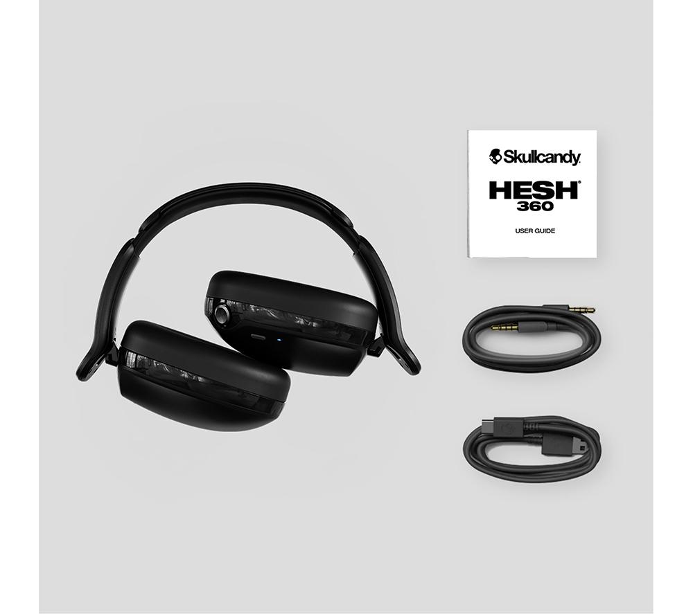 SKULLCANDY Hesh 360 Wireless Bluetooth Headphones - Black image number 10 of 11