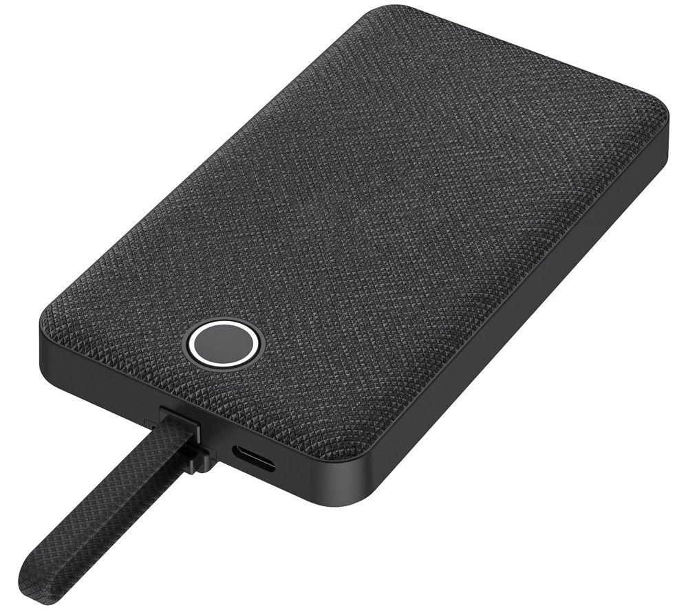 GOJI G6P10MAG26C 10000 mAH Portable Magnetic Power Bank - Black image number 2 of 4