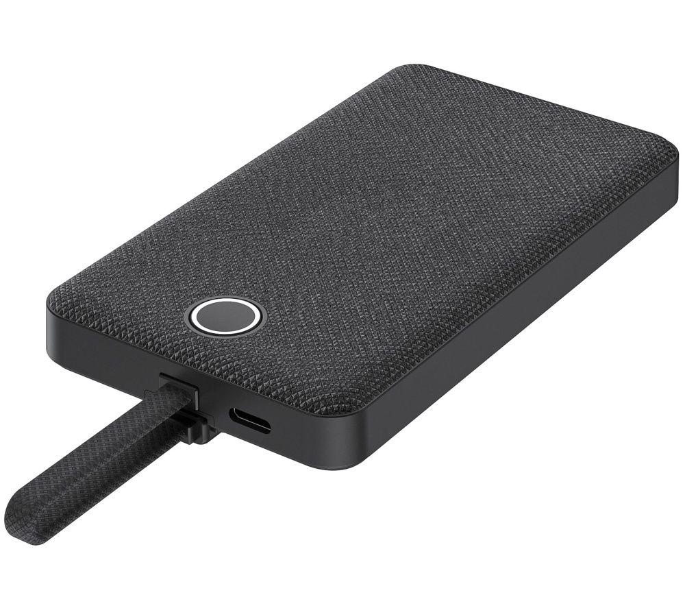 GOJI G6P10MAG26C 10000 mAH Portable Magnetic Power Bank - Black image number 3 of 4