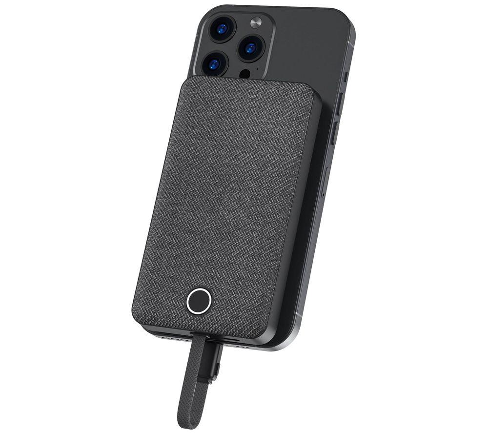 GOJI G6P10MAG26C 10000 mAH Portable Magnetic Power Bank - Black image number 4 of 4