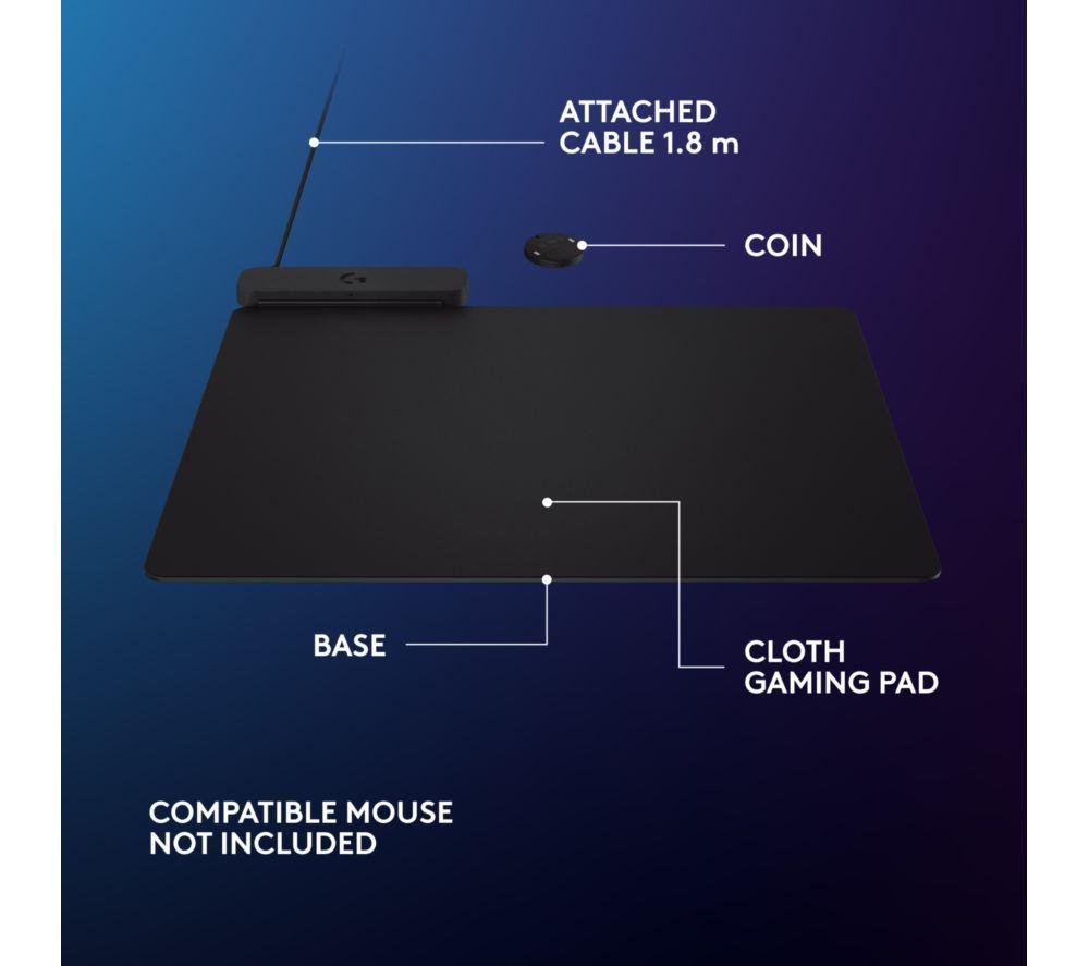 LOGITECH PowerPlay 2 Gaming Surface - Black image number 6 of 7