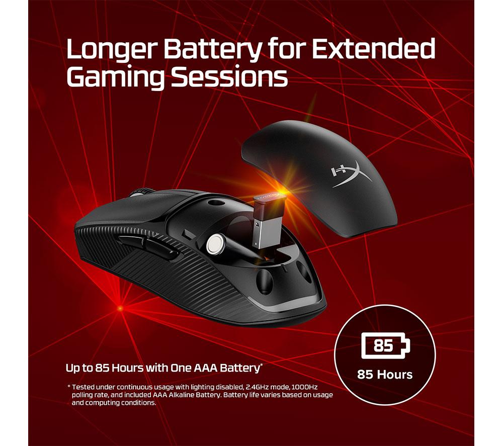HYPERX Pulsefire Fuse RGB Wireless Optical Gaming Mouse image number 6 of 14