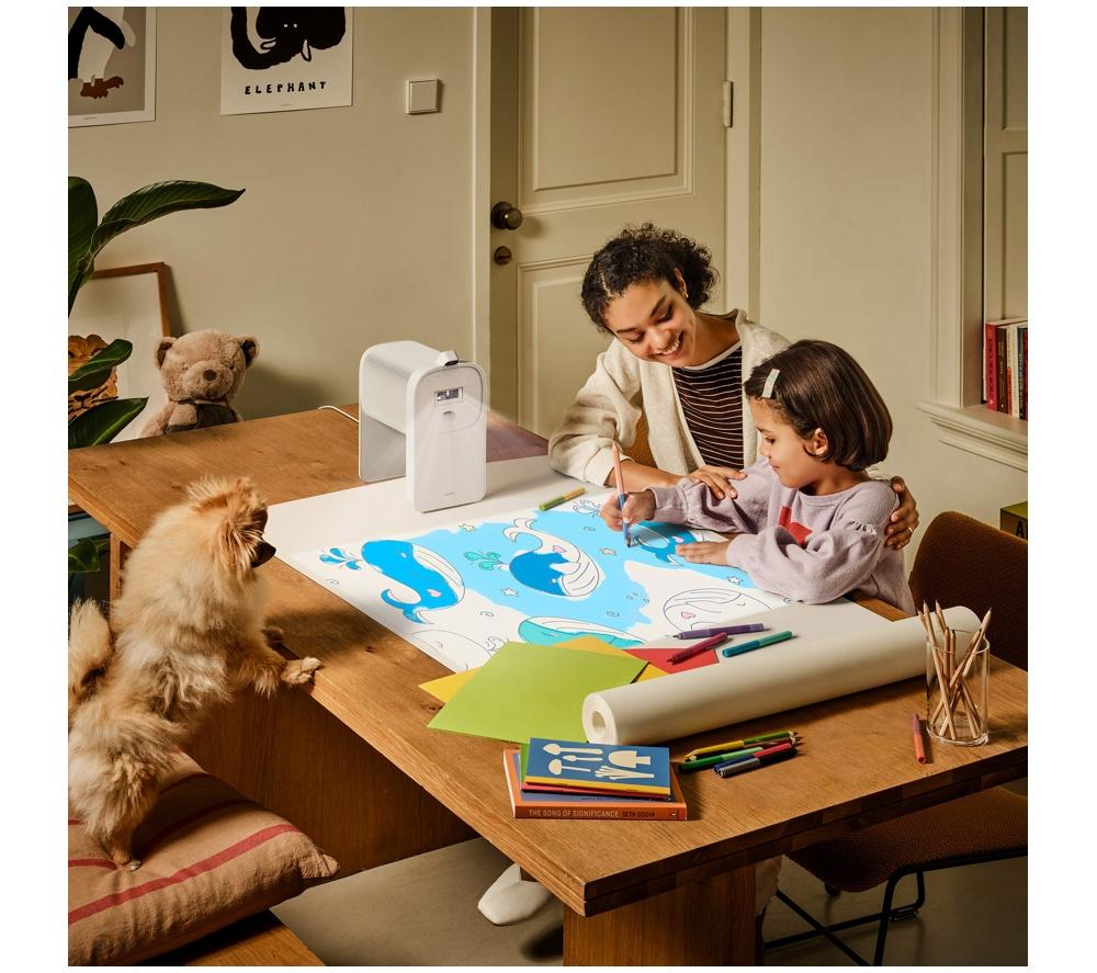 SAMSUNG The Premiere 5 SP-LPF5DSAXXXU Smart Full HD Home Cinema Projector - White image number 6 of 12