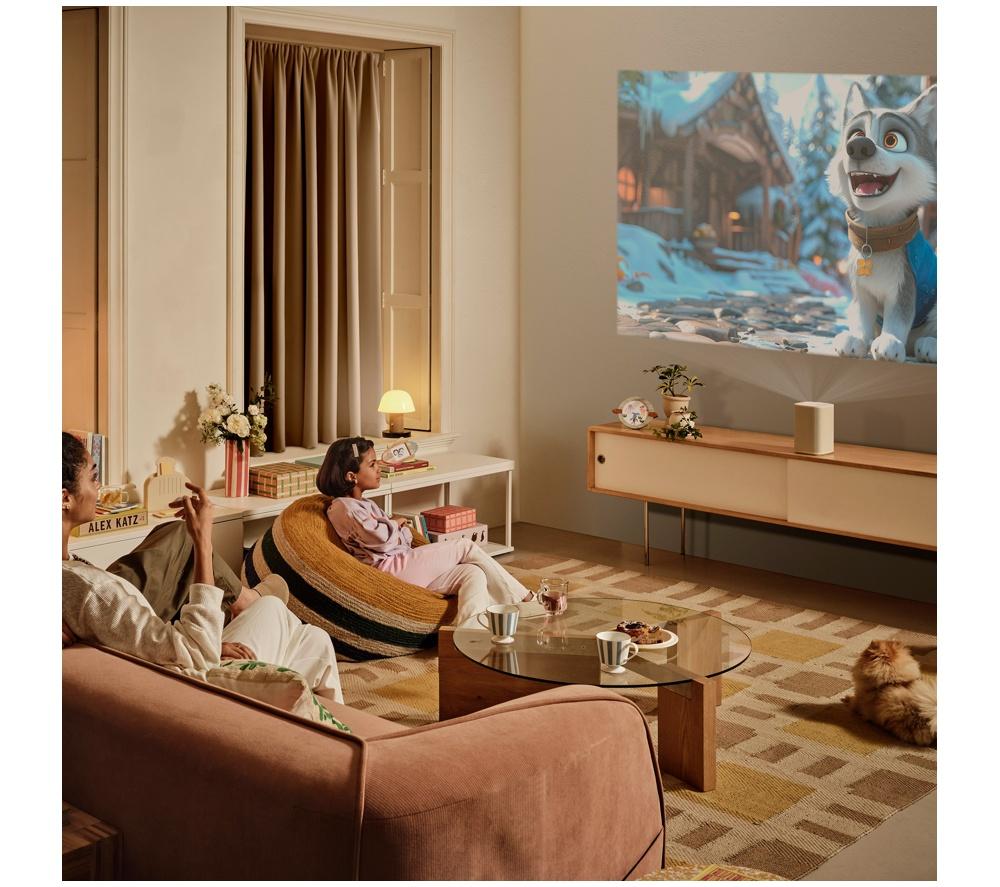 SAMSUNG The Premiere 5 SP-LPF5DSAXXXU Smart Full HD Home Cinema Projector - White image number 7 of 12