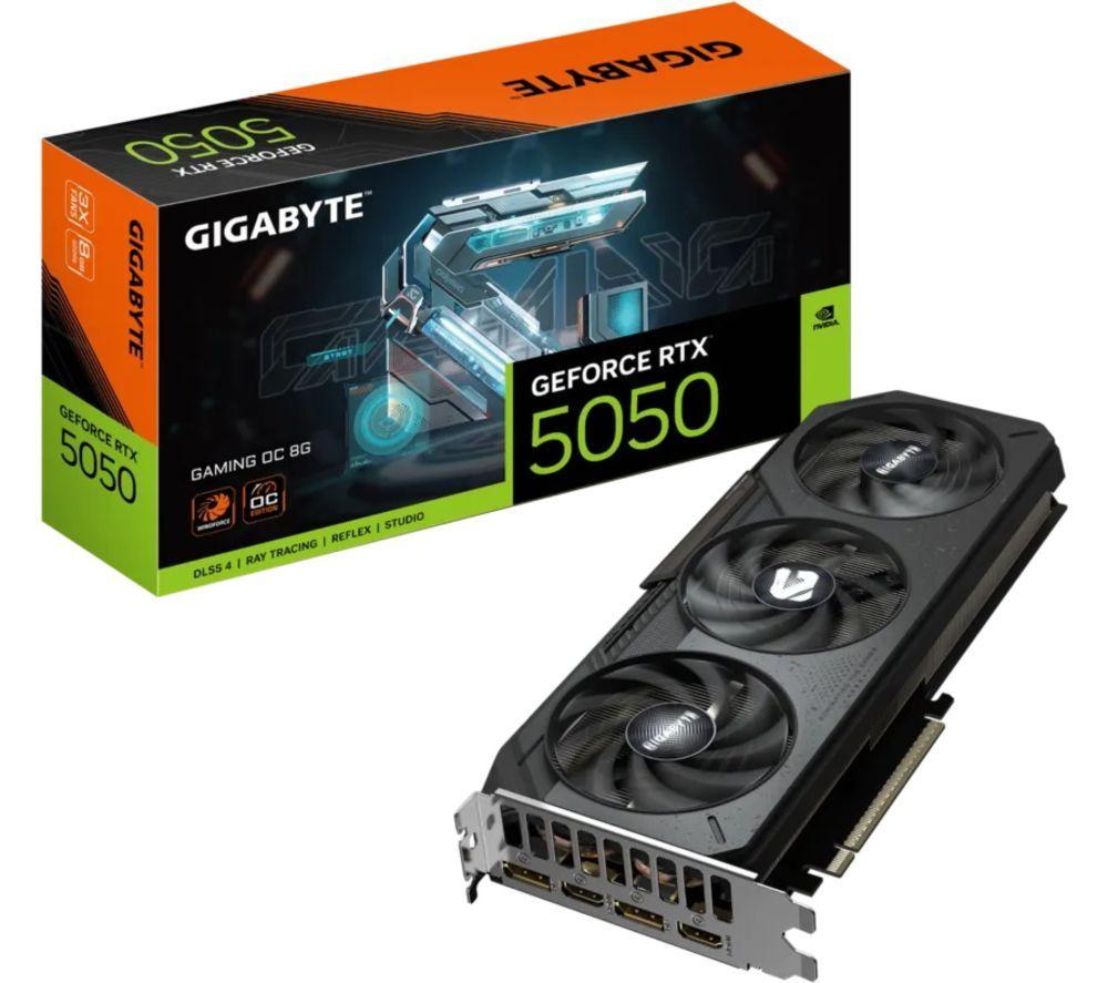 Gigabyte Geforce Rtx 5050 8 Gb Gaming Oc Graphics Card, Black