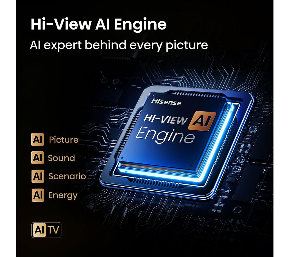 HISENSE E7Q PRO 43" QLED 4K HDR Smart TV with Freely - 43E7QTUK PRO image number 5 of 17