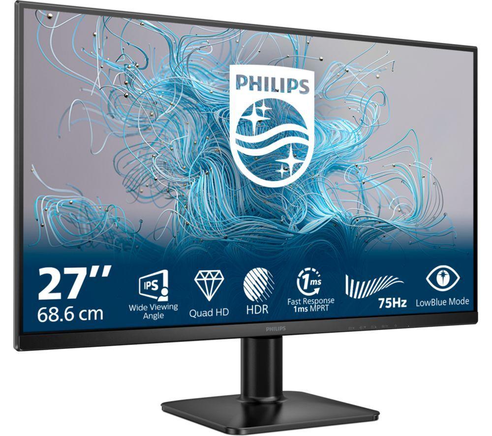PHILIPS 27E2N1500L Quad HD 27" IPS LCD Monitor - Black