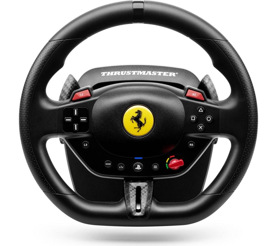 THRUSTMASTER T98-P Ferrari 296 GTB Racing Wheel & Pedals for PlayStation & PC