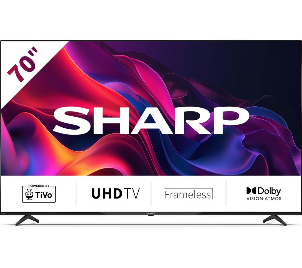 70" SHARP 4T-C70GK4245IB  Smart 4K Ultra HD HDR LED TV
