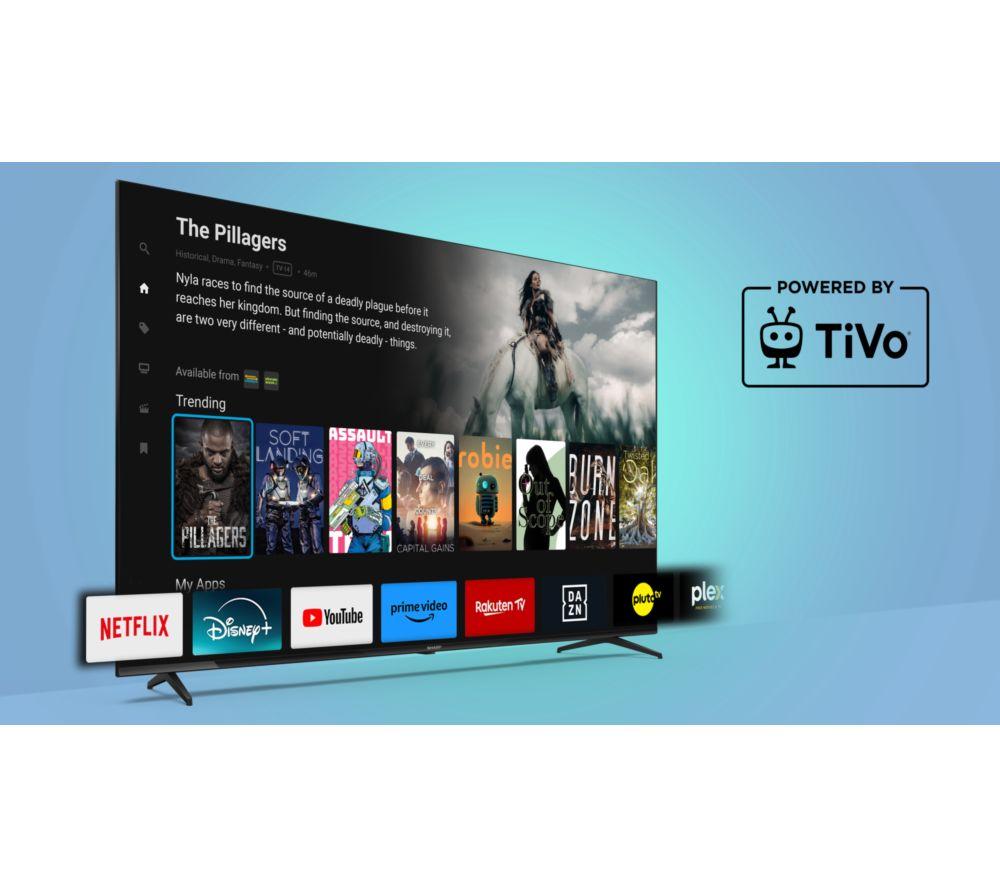 SHARP 4T-C70GK4245IB 70" Smart 4K Ultra HD HDR LED TV image number 7 of 10