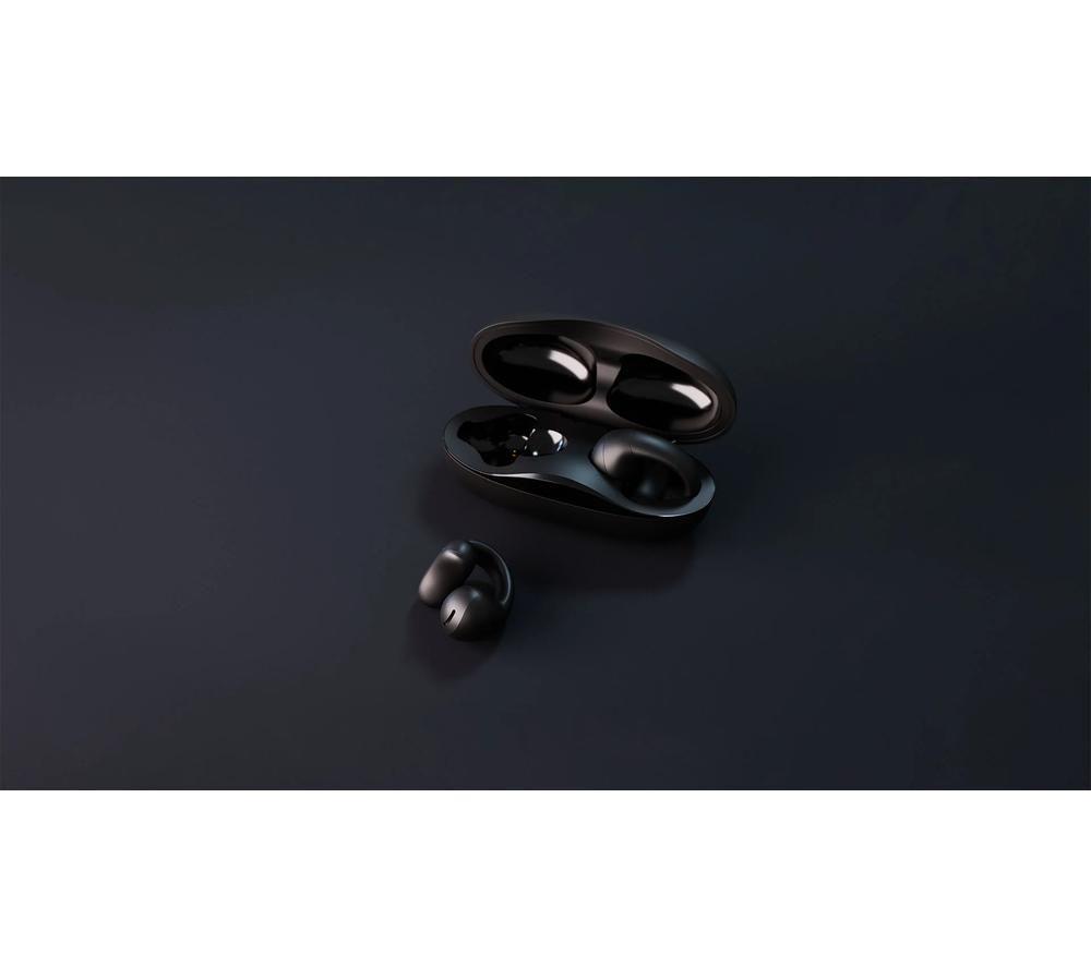 HAPPY PLUGS Clip Wireless Bluetooth Noise-Cancelling Earbuds - Black image number 6 of 8