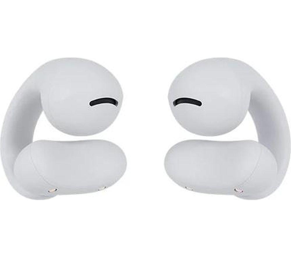 Happy Plugs Clip Wireless Bluetooth Noise-Cancelling Earbuds - White, White