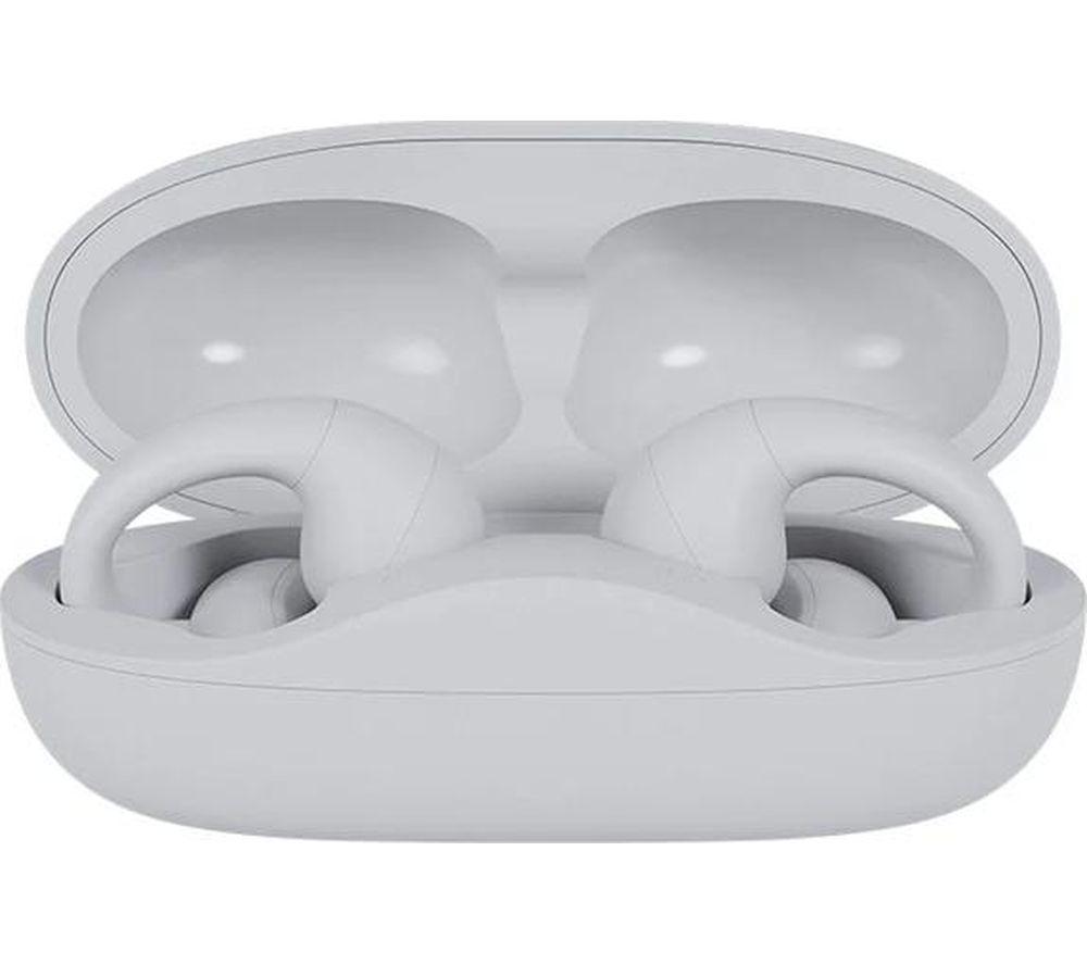 HAPPY PLUGS Clip Wireless Bluetooth Noise-Cancelling Earbuds - White image number 5 of 7
