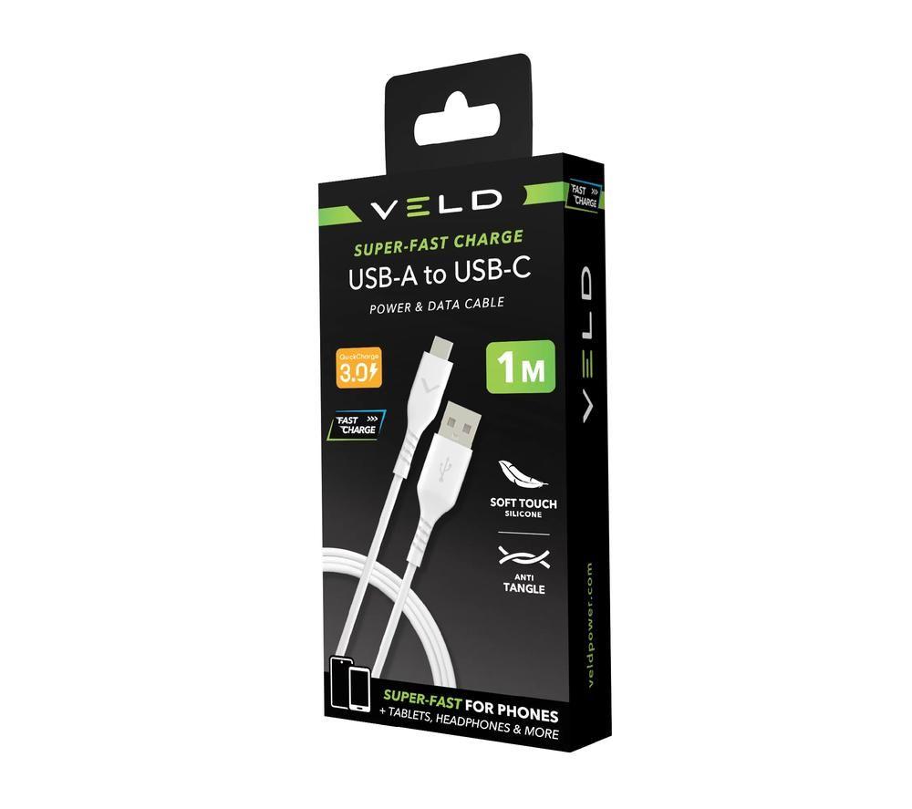 VELD VAC100W1 Super-Fast USB Type-C Cable - 1 m image number 5 of 5