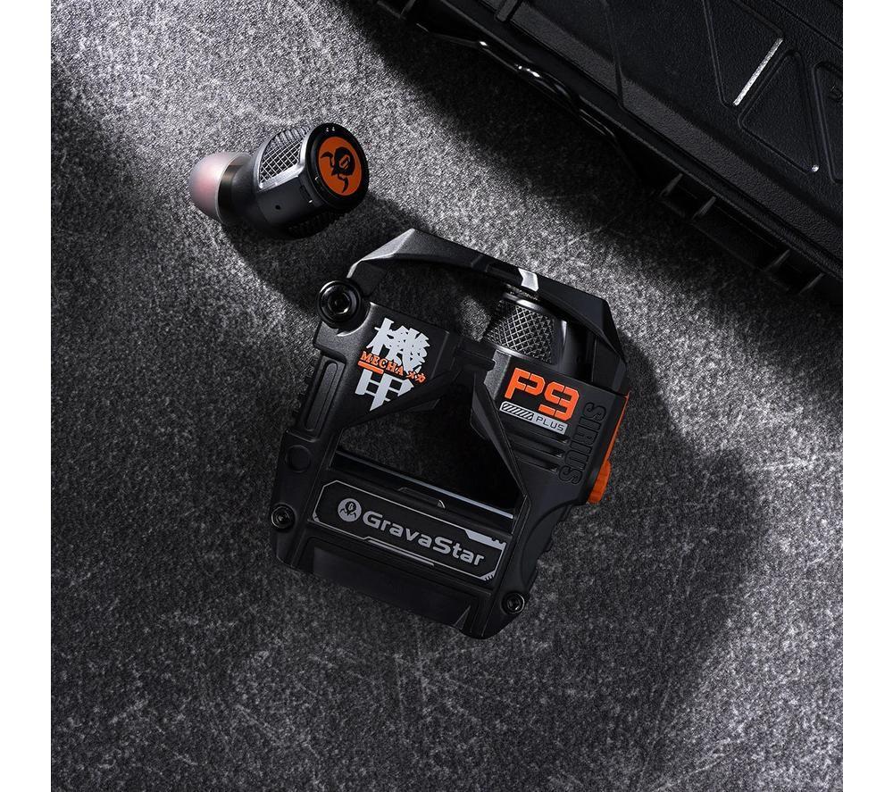 GRAVASTAR Sirius Plus Wireless Bluetooth Noise-Cancelling Earbuds - Black image number 2 of 5