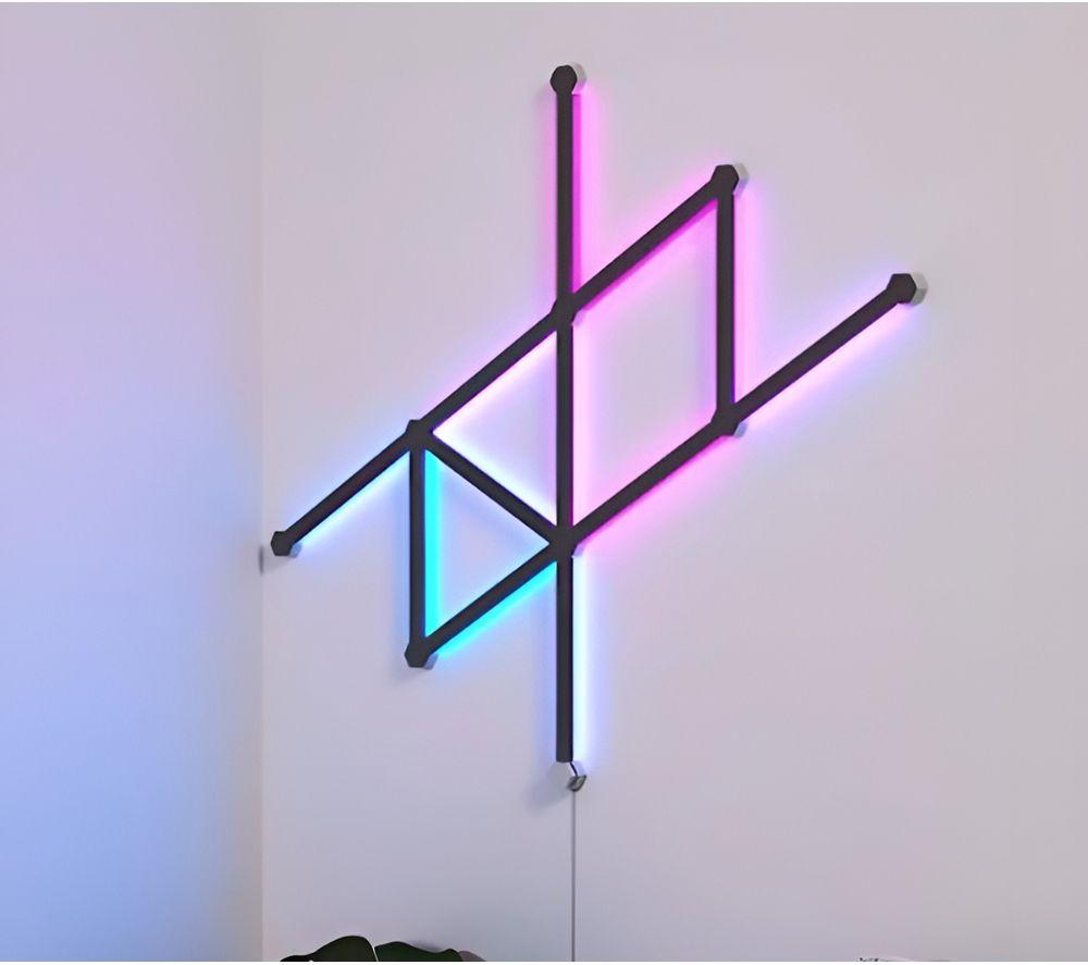 NANOLEAF Lines 60 Degrees Skins Cover & Mounting Cap Set - Matte Black image number 3 of 3