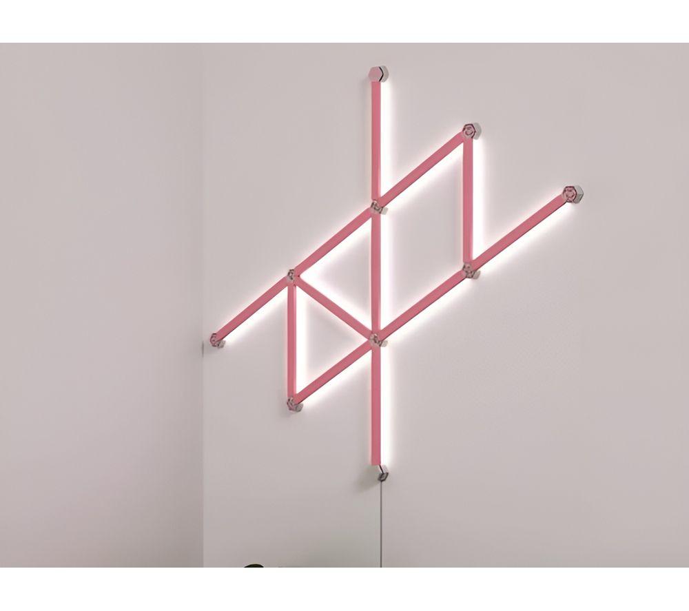 NANOLEAF Lines 60 Degrees Skins Cover & Mounting Cap Set - Matte Pink image number 3 of 3