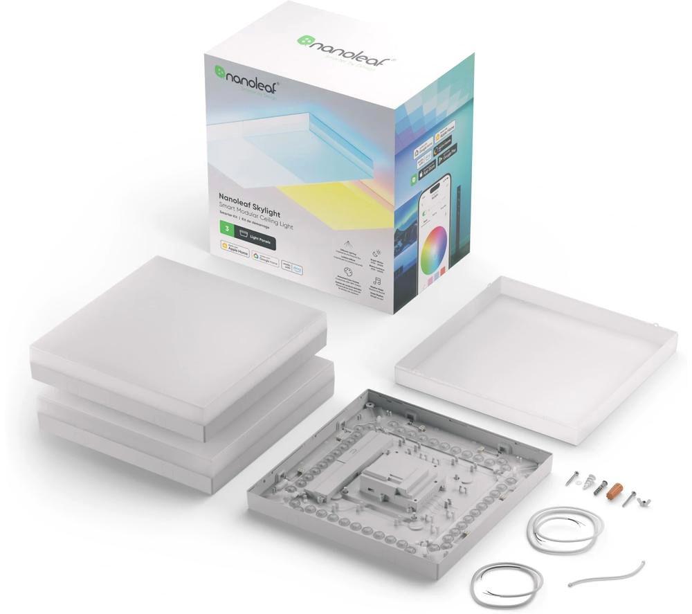NANOLEAF Ceiling Light Panel Kit - Pack of 3 image number 2 of 5