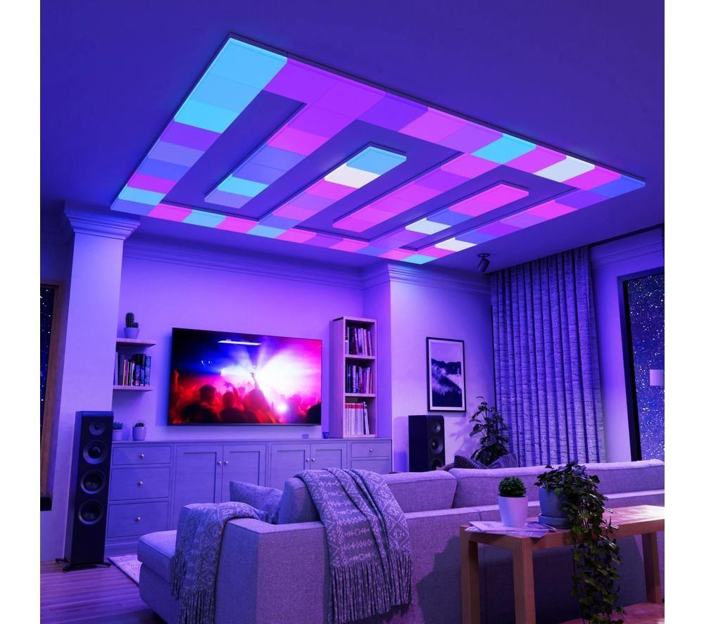NANOLEAF Ceiling Light Panel Kit - Pack of 3 image number 4 of 5