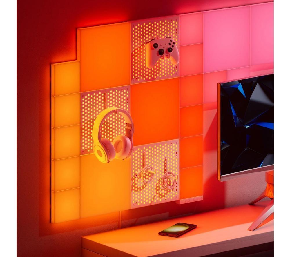 NANOLEAF Blocks Small Squares Smart Lights Expansion Pack - Pack of 4 image number 2 of 5