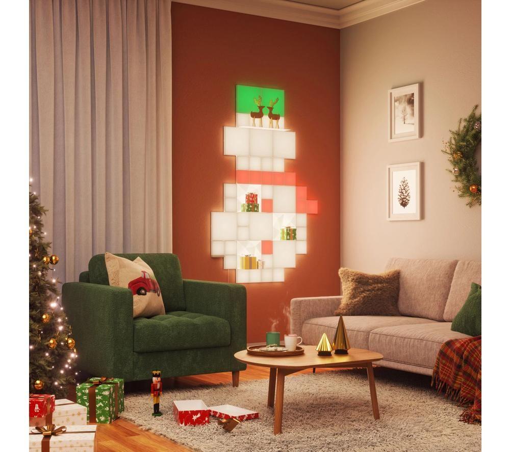 NANOLEAF Blocks Small Squares Smart Lights Expansion Pack - Pack of 4 image number 4 of 5