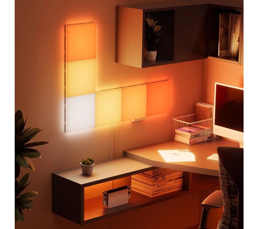 NANOLEAF Blocks Squares Smarter LED Light Panel Kit - Pack of 6 image number 3 of 5