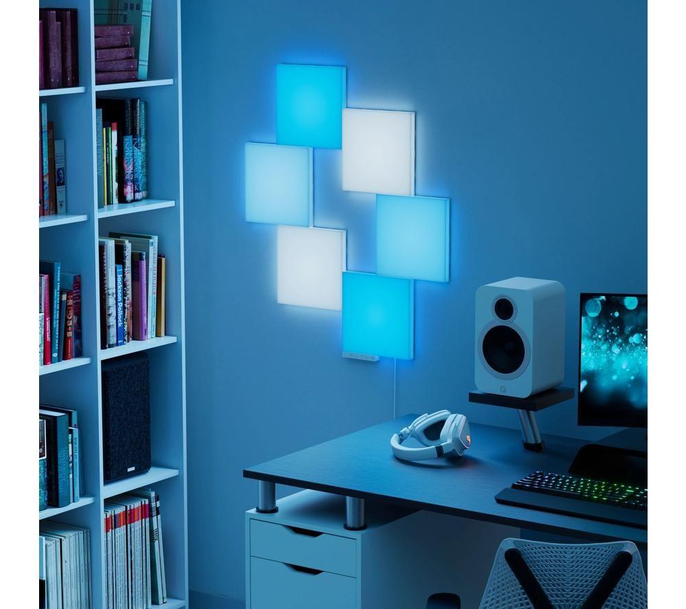 NANOLEAF Blocks Squares Smarter LED Light Panel Kit - Pack of 6 image number 5 of 5