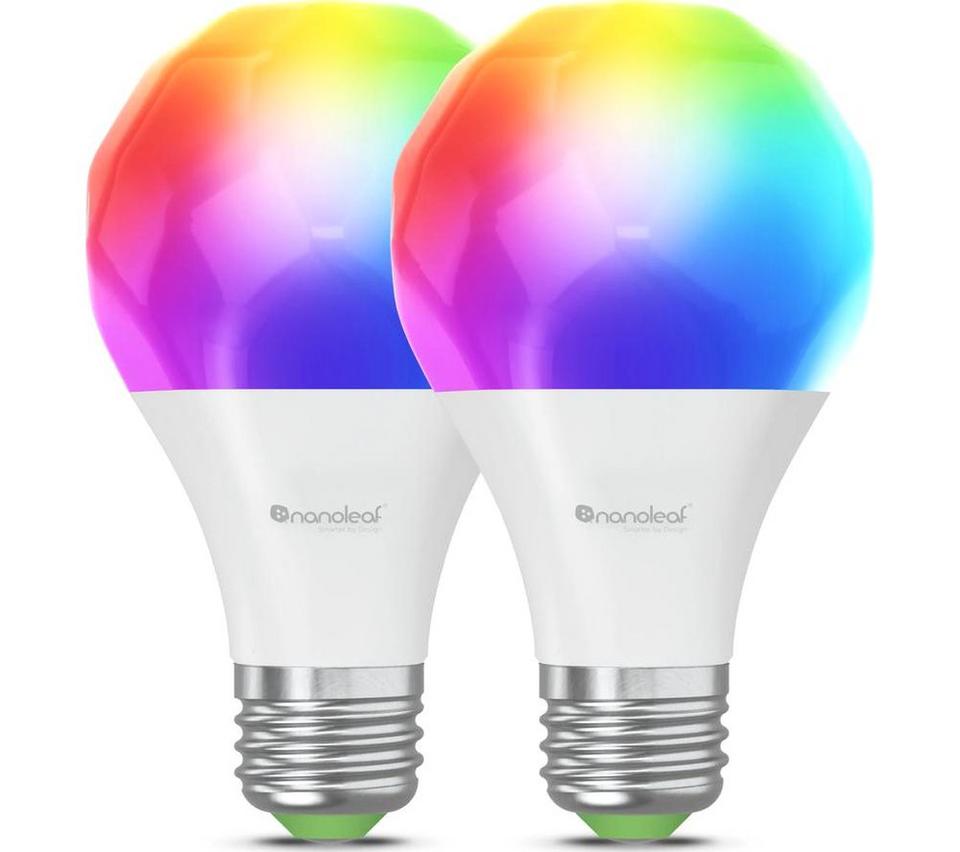 NANOLEAF Essentials Matter Smart Multicolour LED Light Bulb - E27, Pack of 2