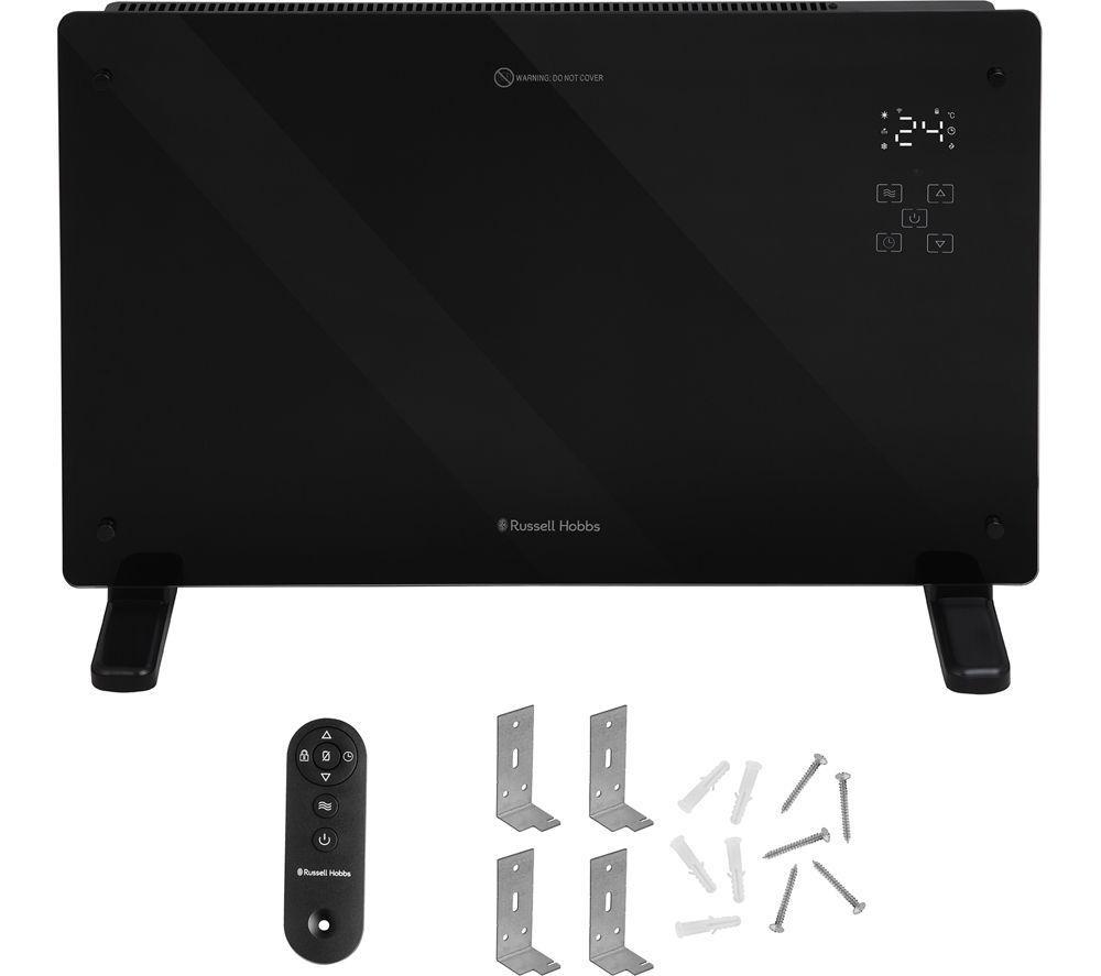 RUSSELL HOBBS PRRARH40024 Glass Panel Heater - Black image number 4 of 4