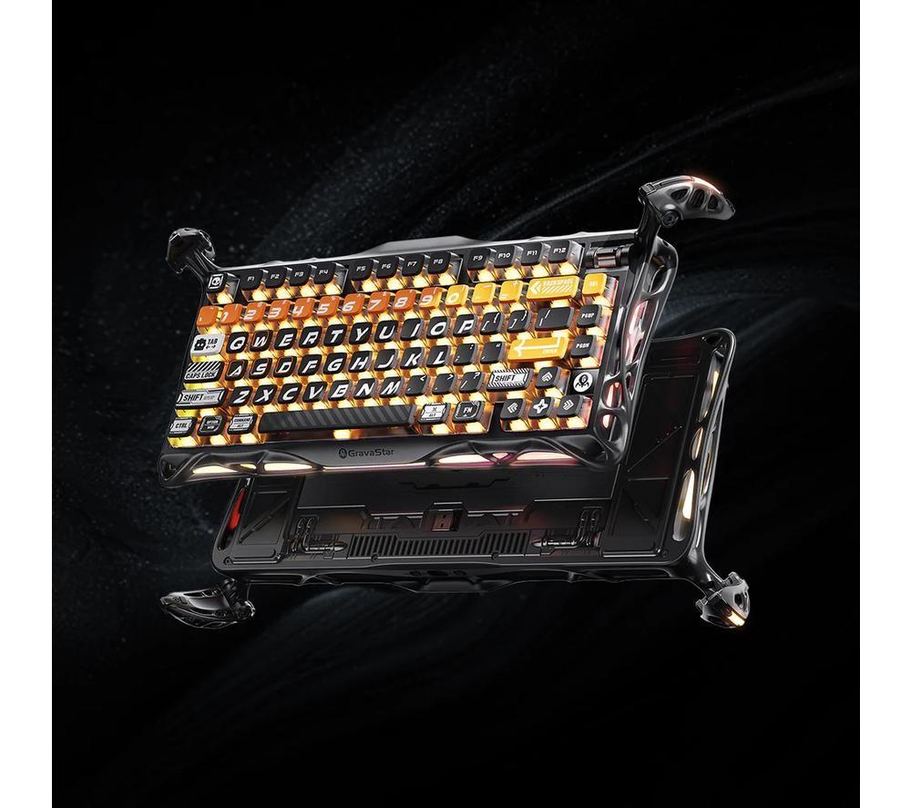 GRAVASTAR Mercury K1 Pro Wireless Mechanical Gaming Keyboard - Cyberflare image number 3 of 9