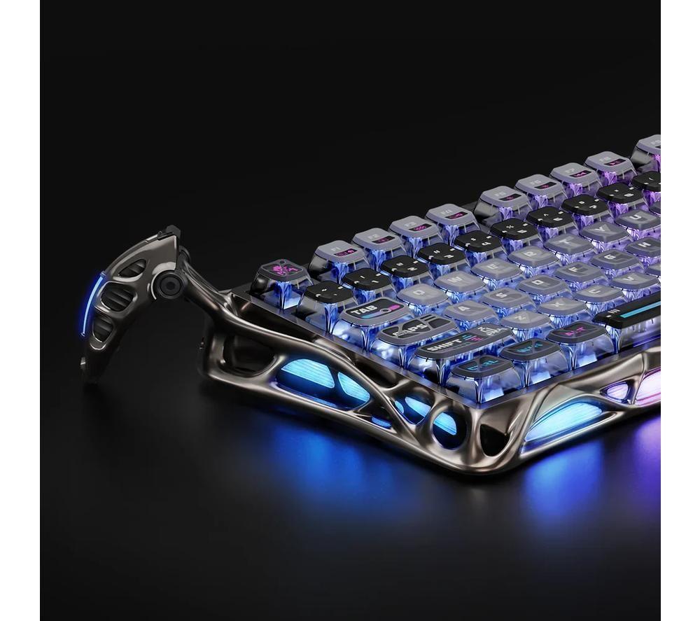 GRAVASTAR Mercury K1 Pro Wireless Mechanical Gaming Keyboard - Cyberpunk image number 4 of 9