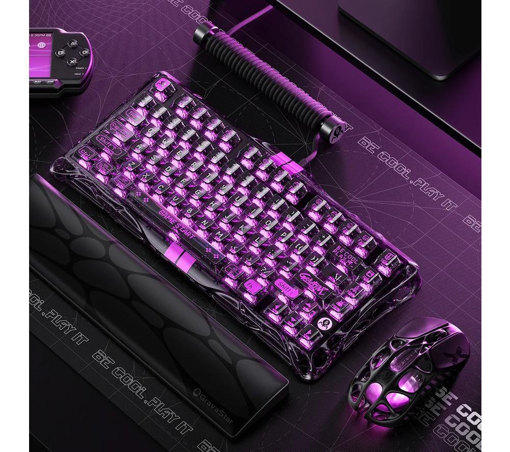 GRAVASTAR Mercury V75 Lite Mechanical Gaming Keyboard - Black image number 7 of 8