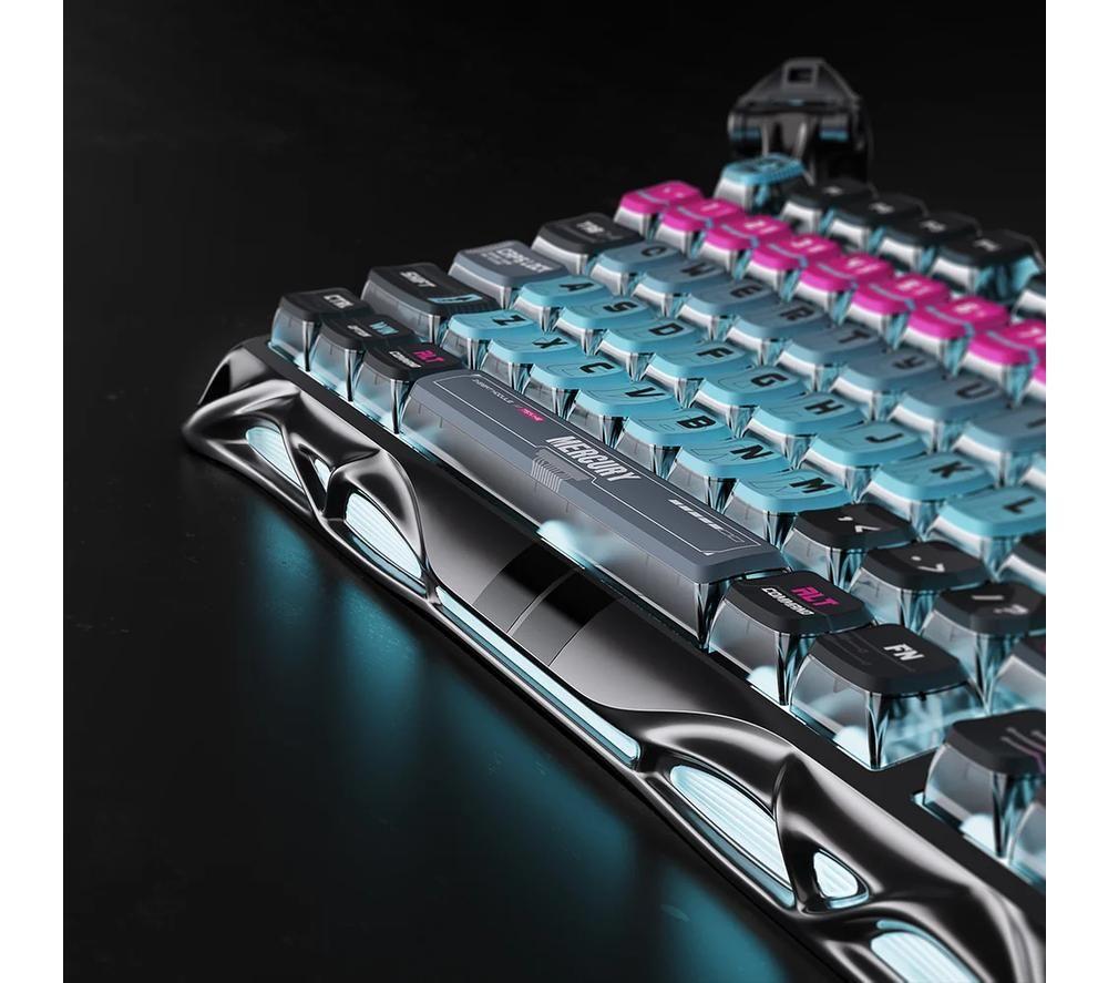 GRAVASTAR Mercury V75 Pro Mechanical Gaming Keyboard - Cyberpunk image number 3 of 7